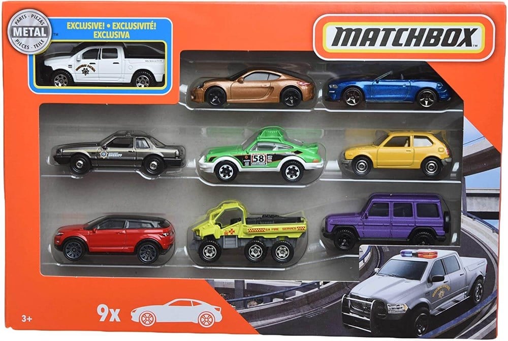MATCHBOX DOKUZLU ARABA SETI X7111 Matchbox X7111