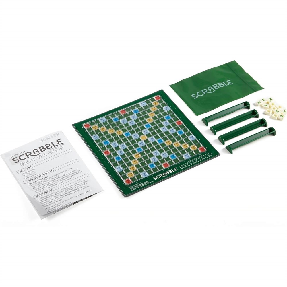 Scrabble Travel Türkçe Cjt14 Mattel 16444