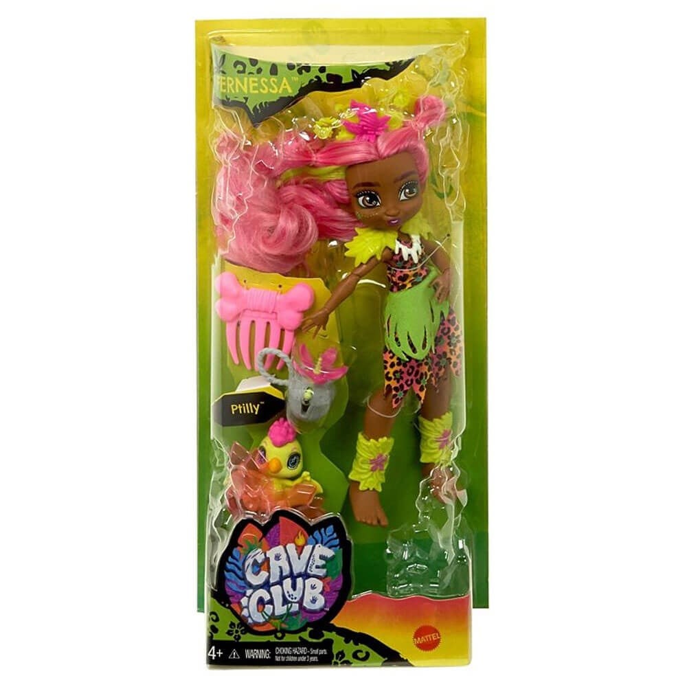 Cave Club Bebekleri Pembe Saçlı Fernessa Gnl82-Gnl85 Mattel GNL85