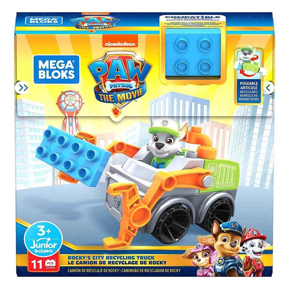 Mega Bloks Paw Patrol Rocky'nin Geri Donuşum Kamyonu GYH93 Mega Bloks GYH93