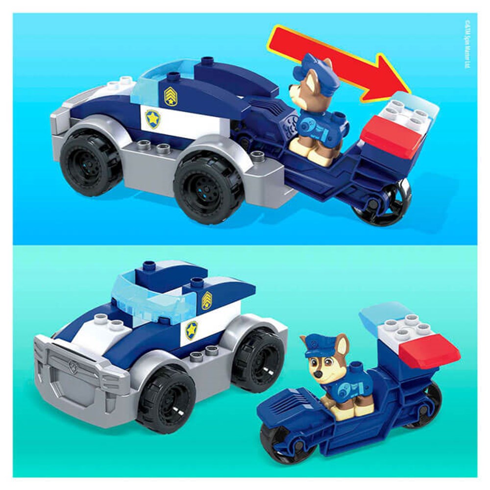 MEGA BLOCKS PAW PATROL CHASE IN POLIS ARABASI GYJ00 Mega Bloks GYJ00