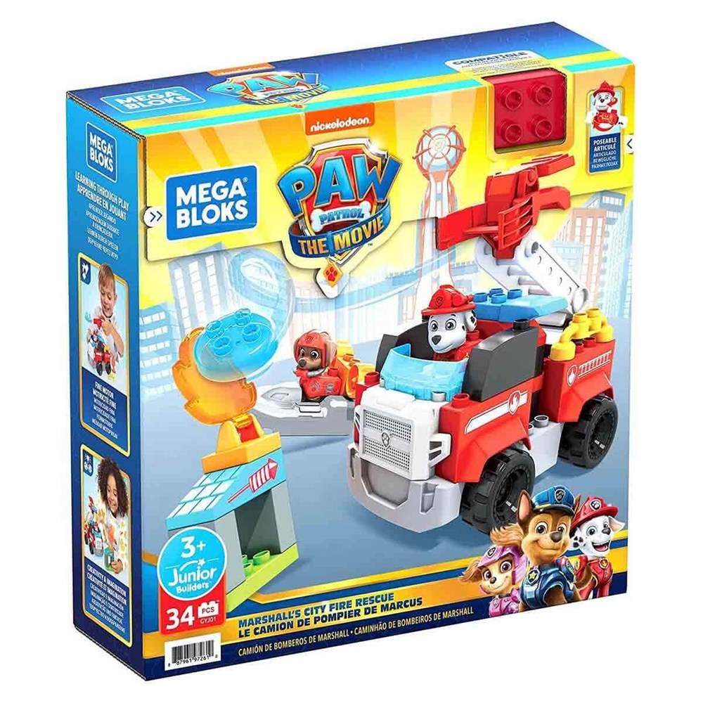 Mega Bloks Paw Patrol Marshall'ın İtfaiye Kamyonu GYJ01 Mega Bloks GYJ01