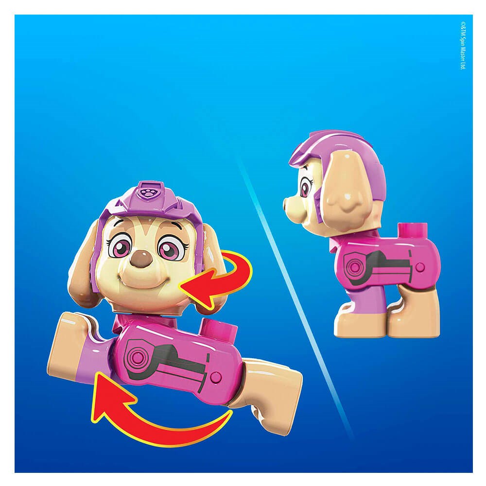 MEGA PAW PATROL KARAKTER FIGURLER SKYE GYH89-GYY63 Mega Bloks GYY63