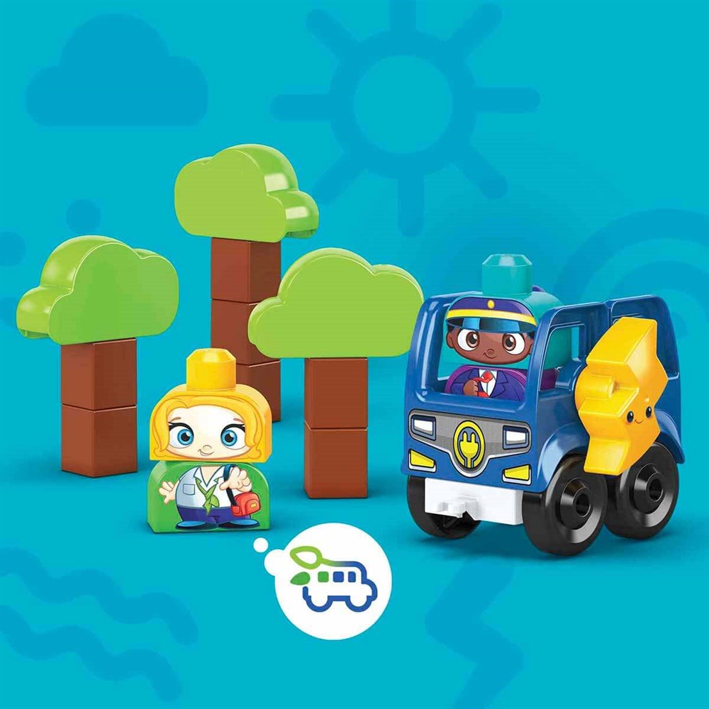 Mega Bloks Doğa Dostu Otobüs Seti HDX90 Mega Bloks HDX90