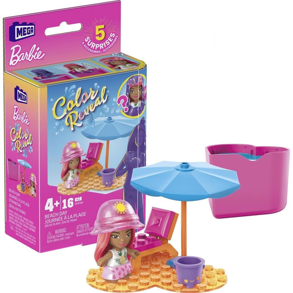 MEGA Barbie Color Reveal Mini Bebekler HHP85-HHP88 Mega HHP88