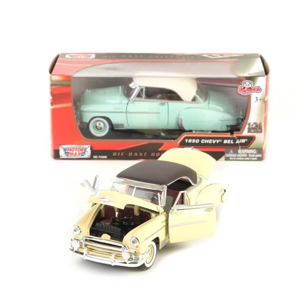 Metal Motormax 1950 Chevy Bel Air 1:24