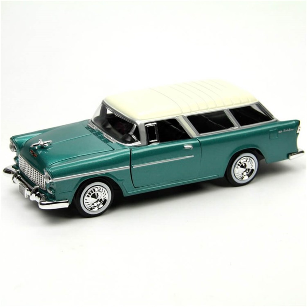 Metal Motormax 1955 Chevy Bel Air Nomad 1:24