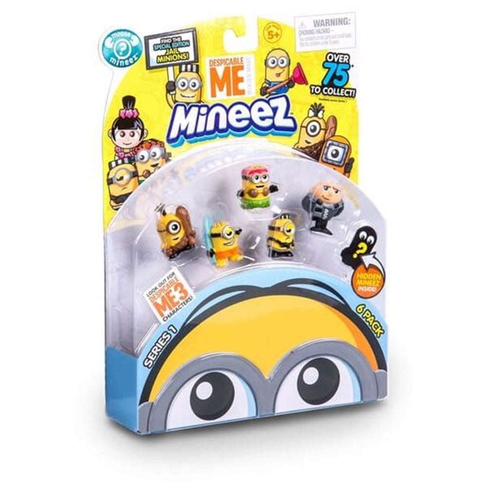Mineez Minion Despicable Me 6’lı Paket 58203 DEP010002