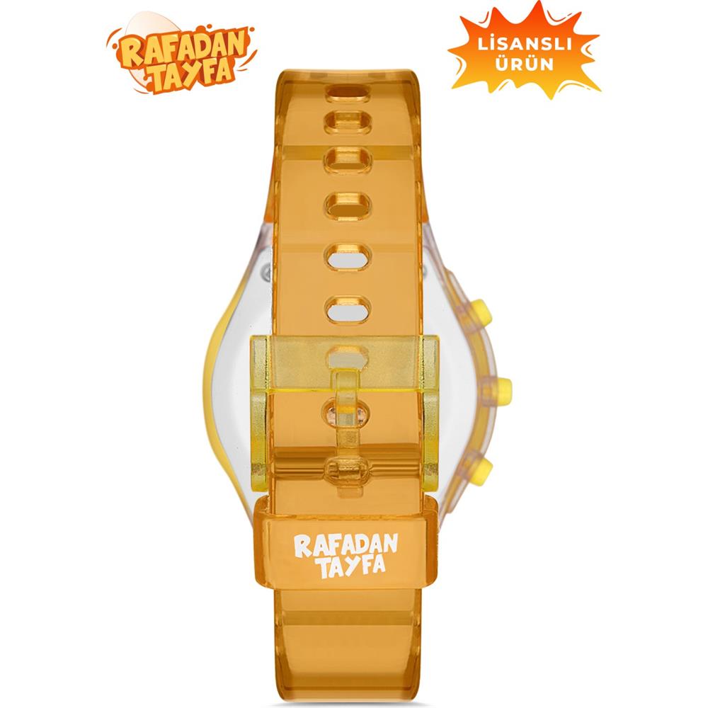 MiniFlak Lisanslı Rafadan Tayfa RF7210 Sarı Işıklı Çocuk Kol Saati MiniFlak RF7210