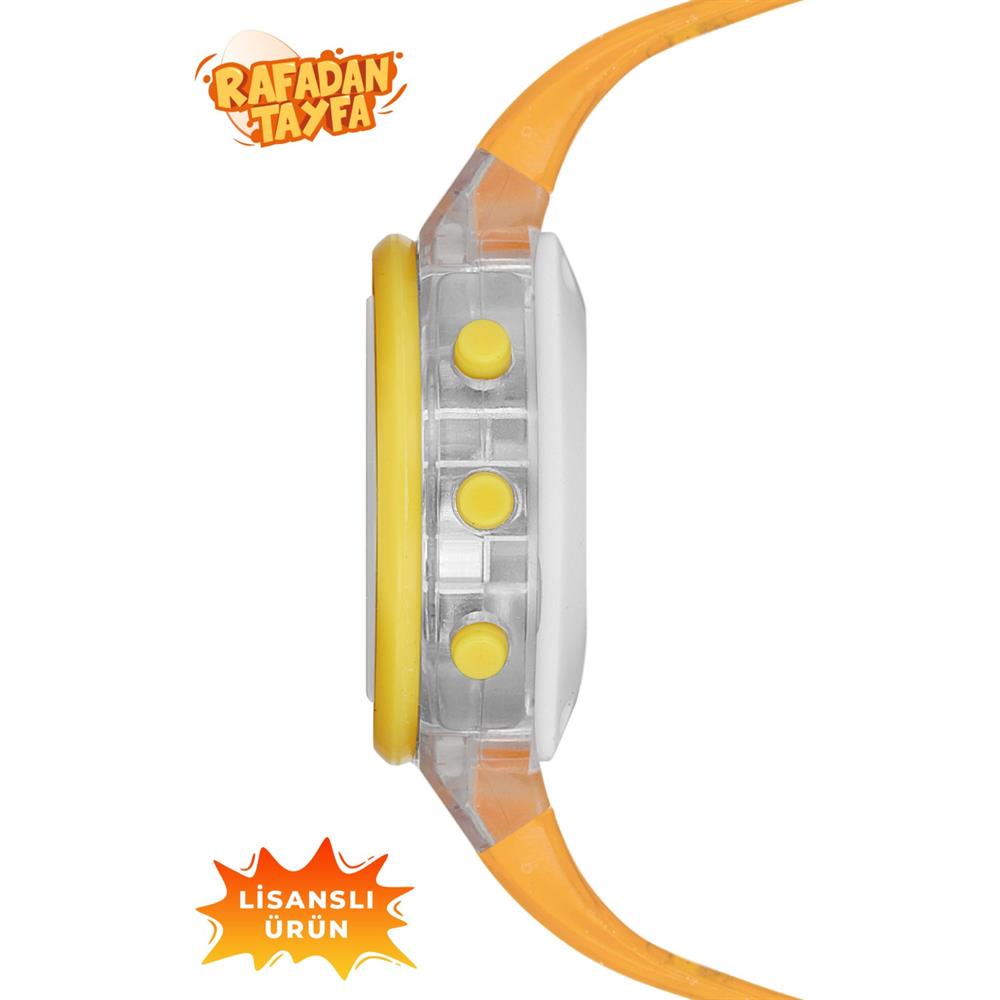 MiniFlak Lisanslı Rafadan Tayfa RF7210 Sarı Işıklı Çocuk Kol Saati MiniFlak RF7210