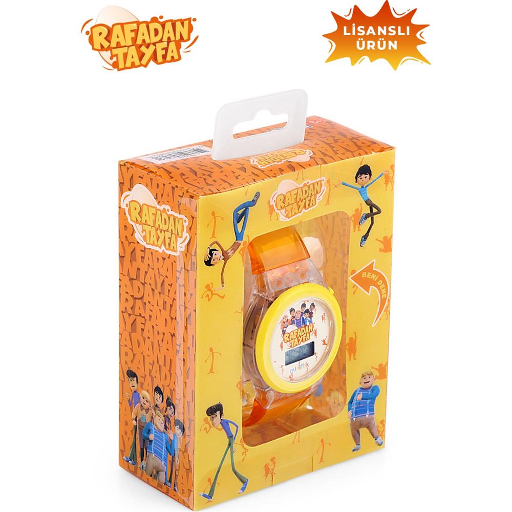 MiniFlak Lisanslı Rafadan Tayfa RF7210 Sarı Işıklı Çocuk Kol Saati MiniFlak RF7210