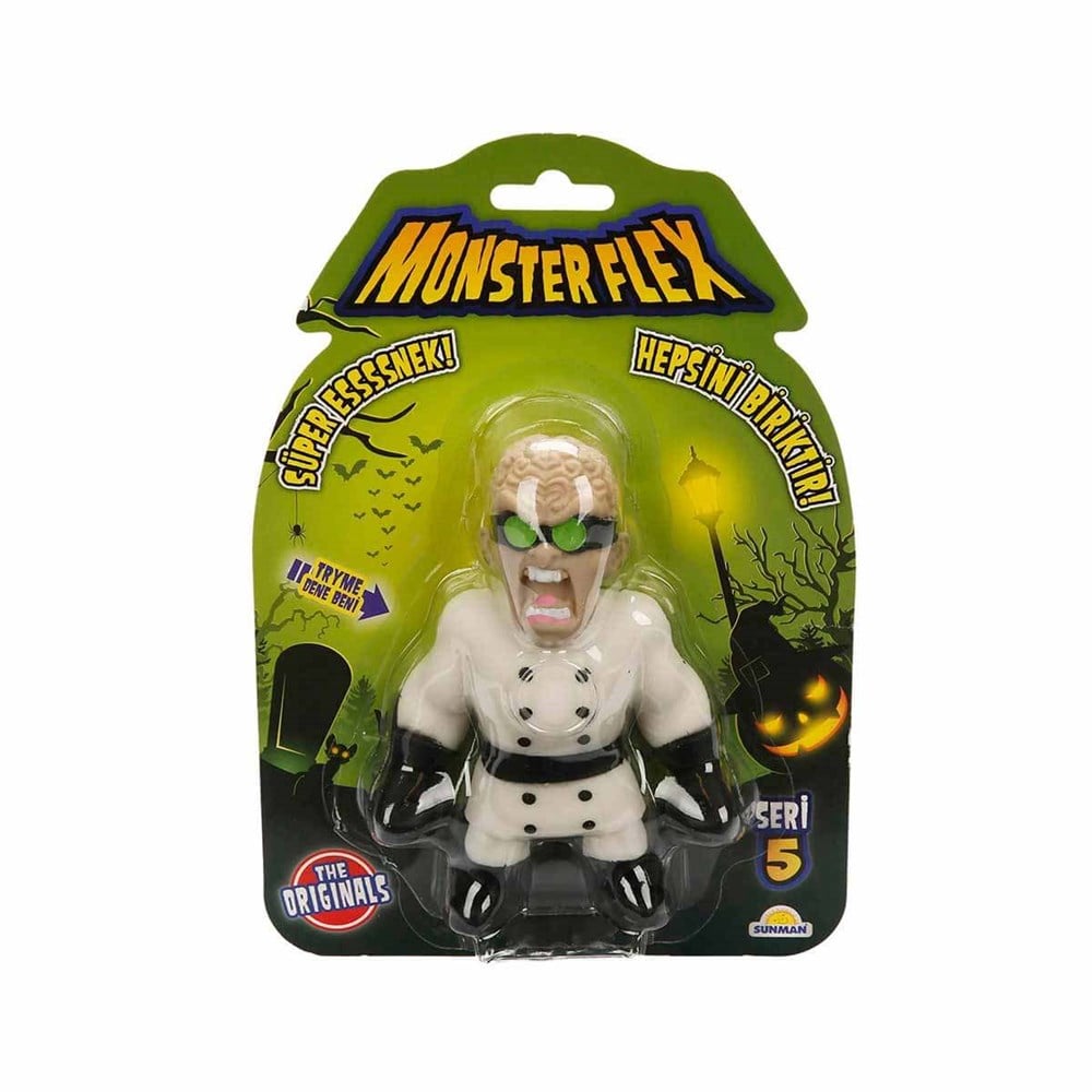 Monster Flex Süper Esnek Figür S5 15 cm - Mad Scientist Monster Flex S00061172 MS