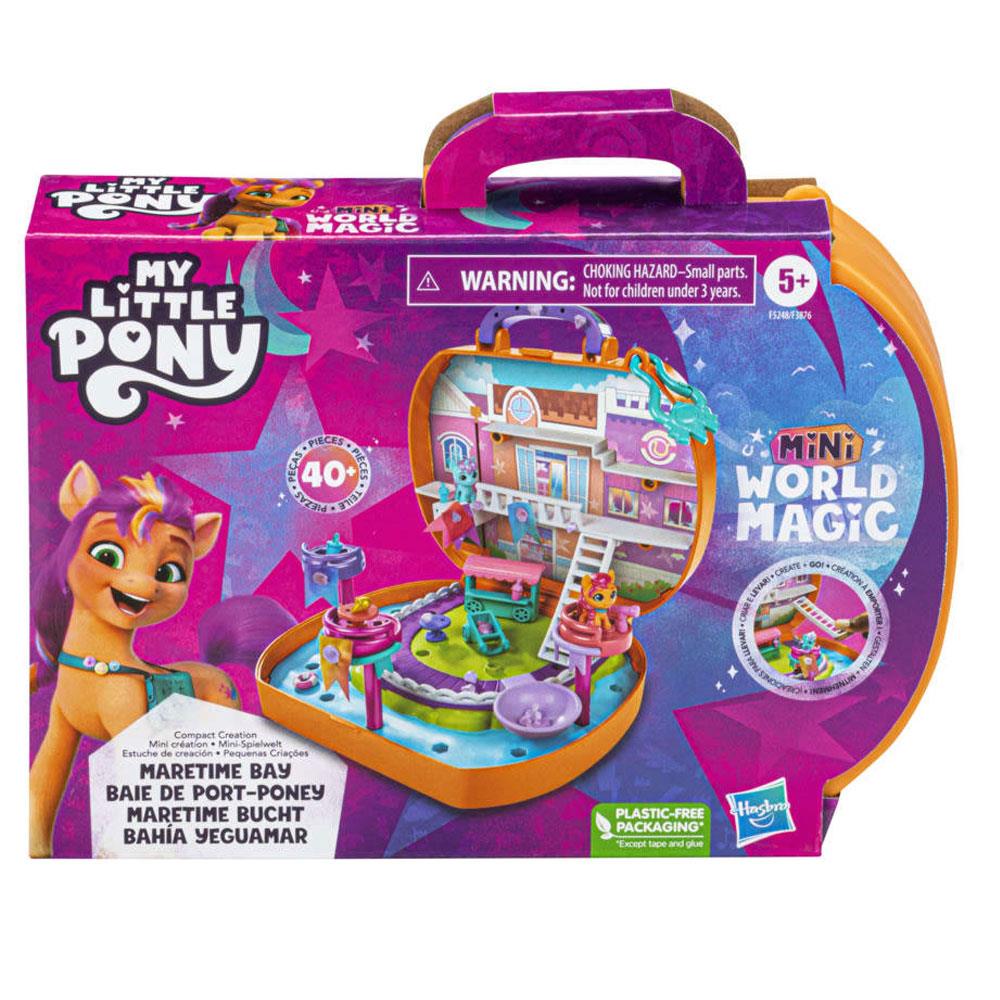 My Little Pony Mini Dünya Sihri: Kompakt Yaratıcı Oyun Seti Maretime Bay F3876-F5248 My Little Pony F5248