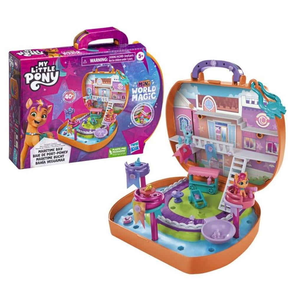 My Little Pony Mini Dünya Sihri: Kompakt Yaratıcı Oyun Seti Maretime Bay F3876-F5248 My Little Pony F5248