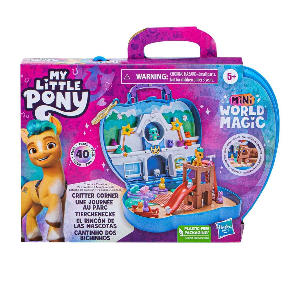 My Little Pony Mini Dünya Sihri: Kompakt Yaratıcı Oyun Seti Critter Corner F3876-F6440 My Little Pony F6440