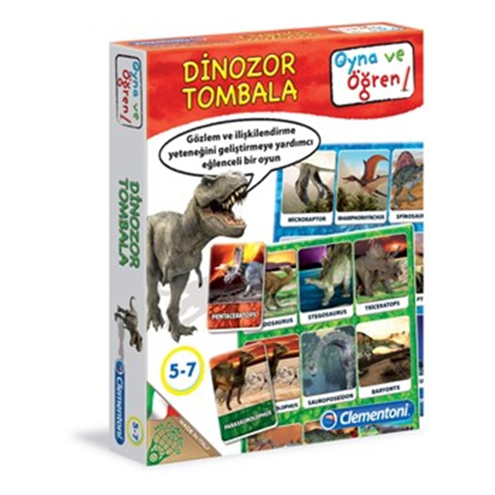 CLEMENTONİ OYNA VE ÖĞREN DİNOZOR TOMBALA (5-7YAŞ)