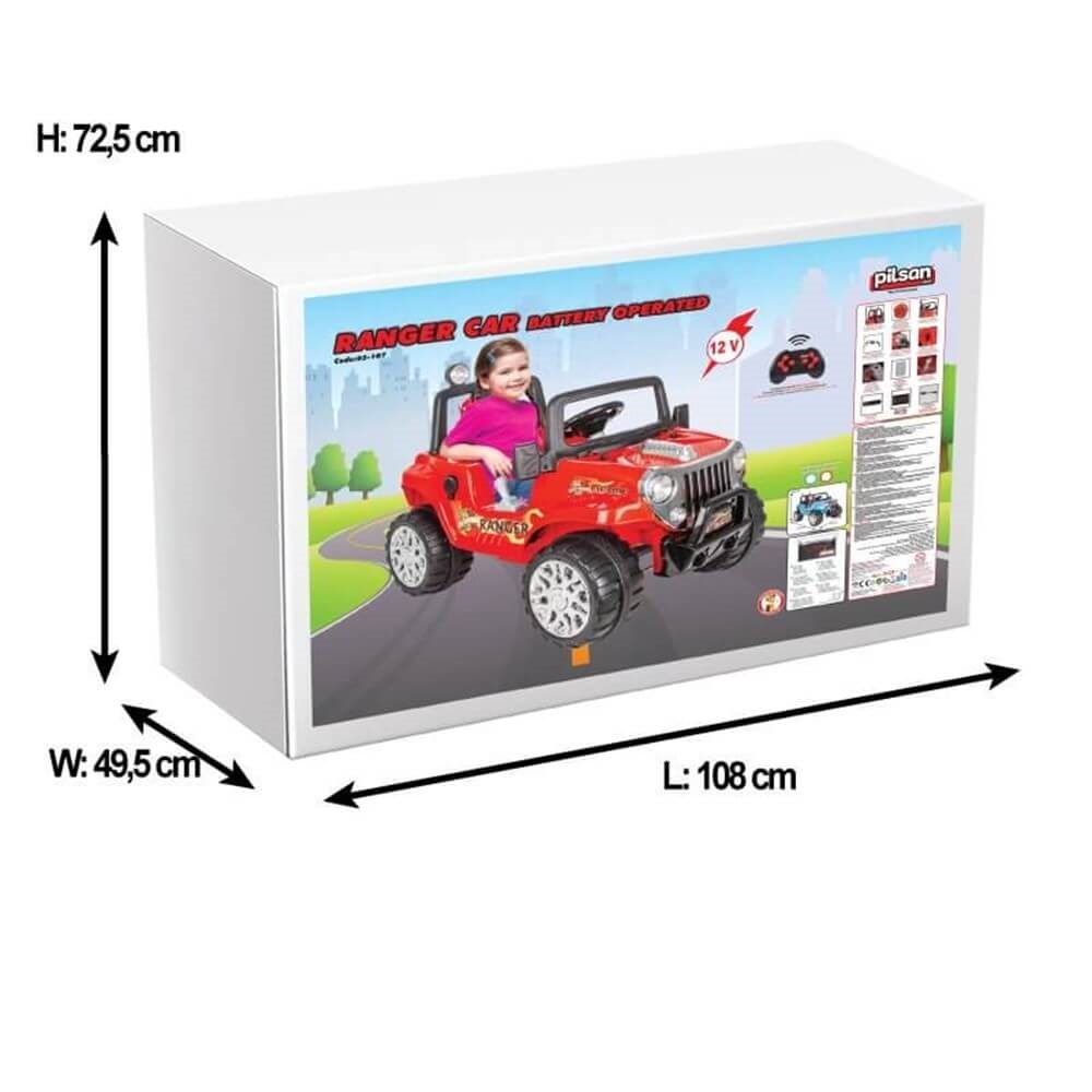 Pilsan Ranger Uzaktan Kumandalı Akülü Jeep 12 V Pilsan PLS 05 107 K