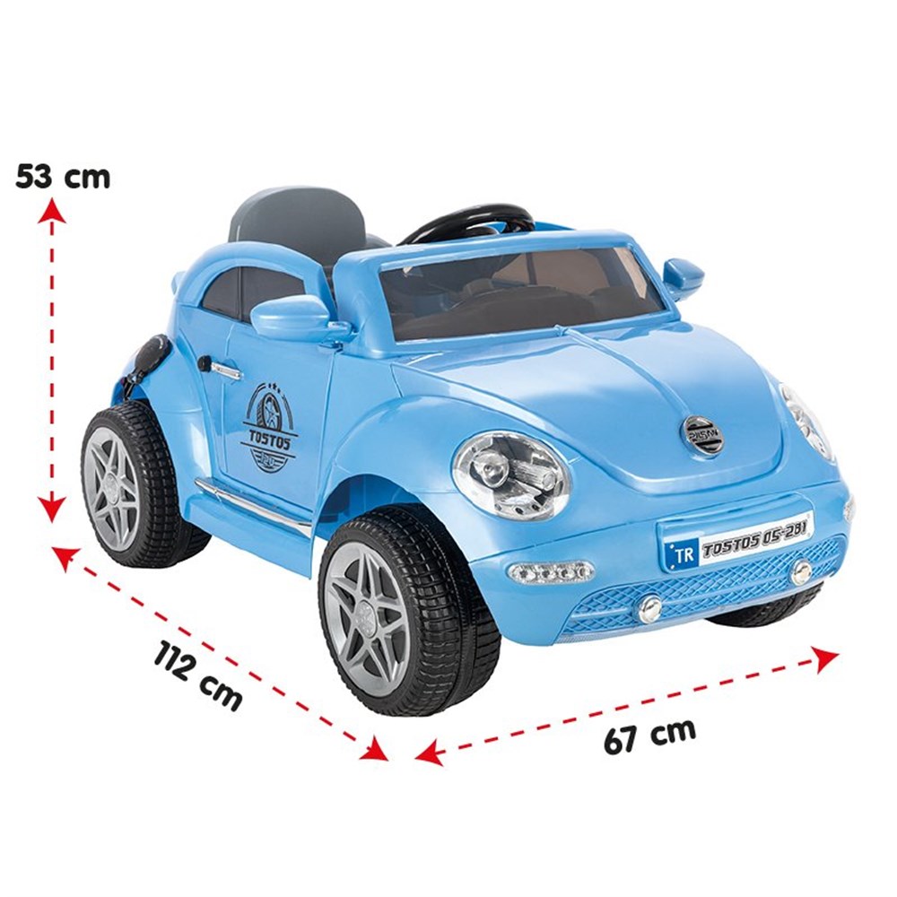 Pilsan Tostos 12V Akülü Araba Mavi Pilsan PLS 05 281 M