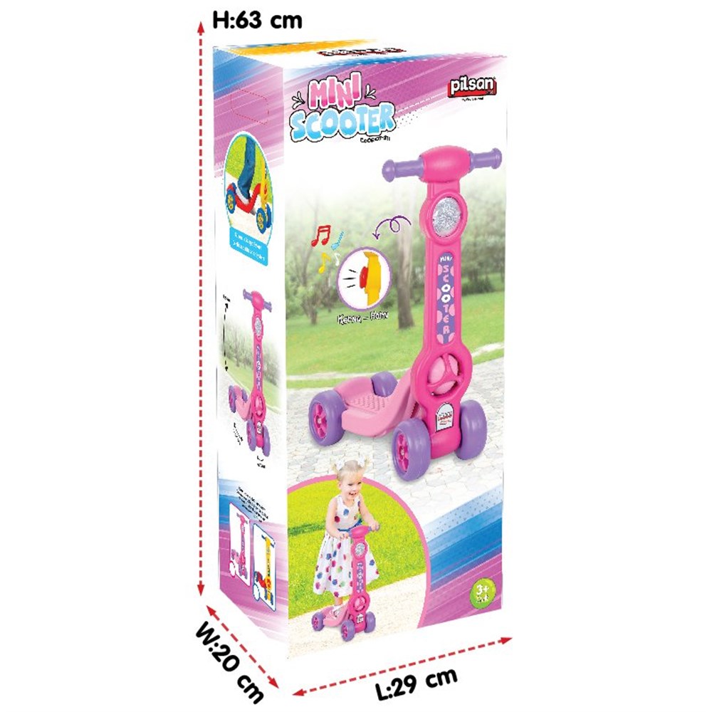 Pilsan Mini Scooter Pembe Pilsan PLS 07 811 P