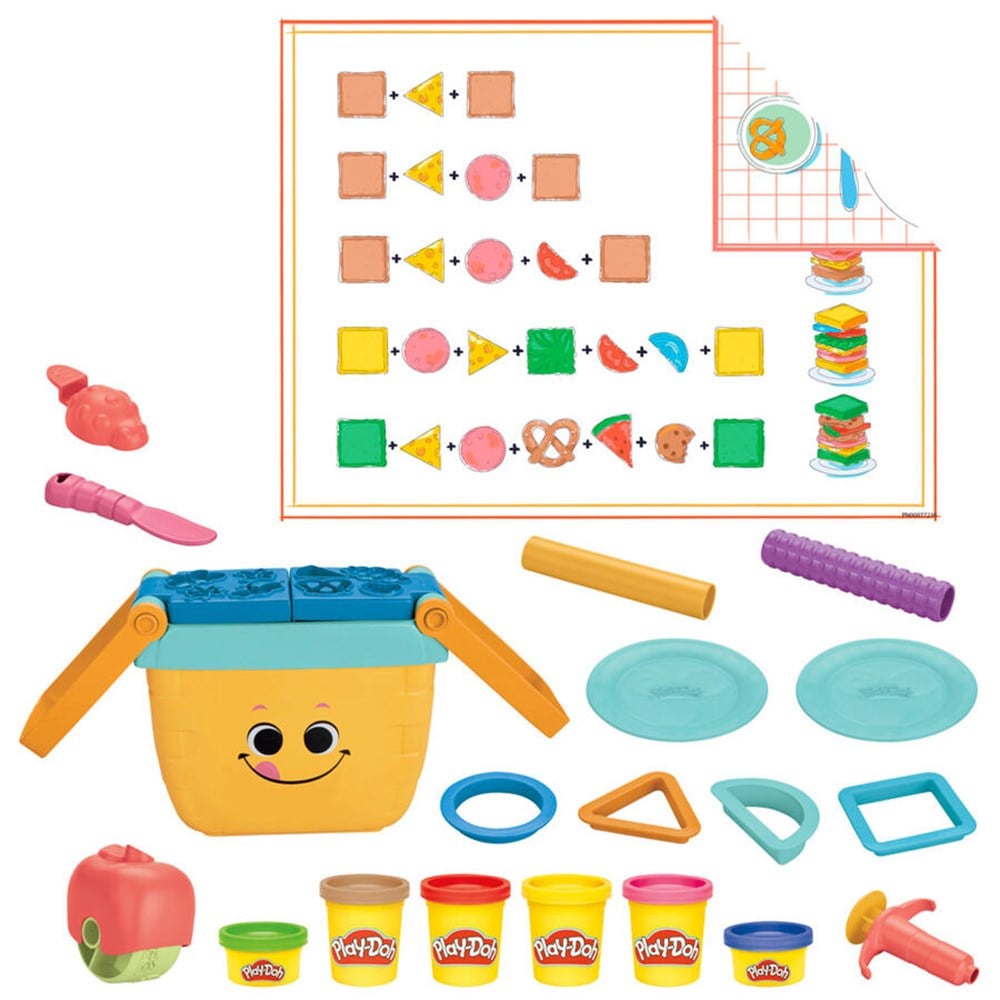 Play Doh Piknik Şekilleri Başlangıç Seti F6916 Play Doh F6916