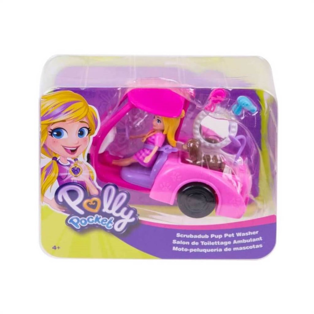 Polly Pocket Yavru Hayvan Yıkama Seti Gdm08-Gdm10 Polly Pocket GDM10