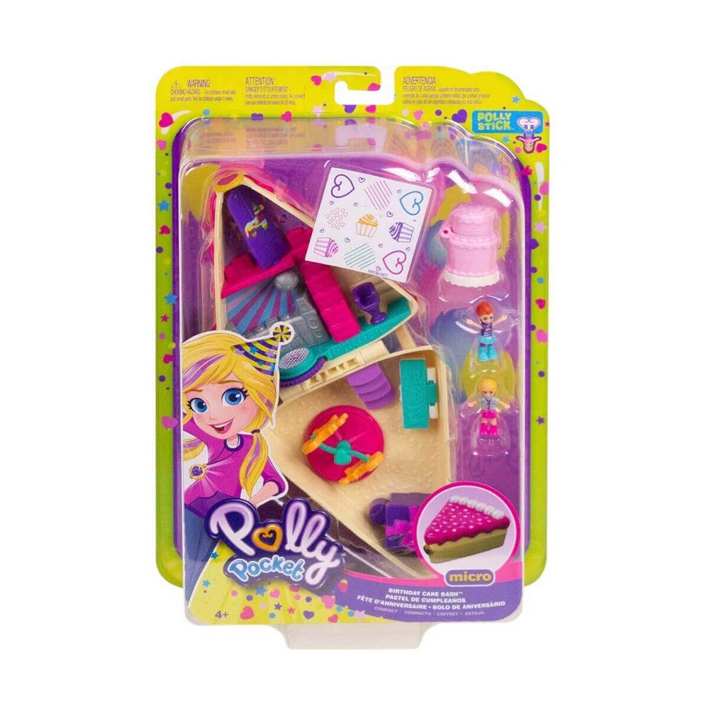 Polly Pocket Ve Maceraları Mikro Oyun Setleri FRY35-GFM49 Birthday Cake Polly Pocket GFM49