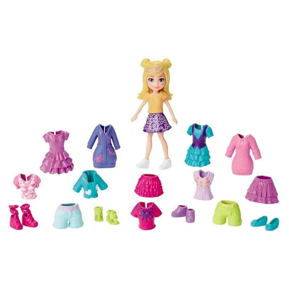 Polly Pocket Ve Kıyafetleri Oyun Seti GFT97-GKV02 Polly Pocket GKV02
