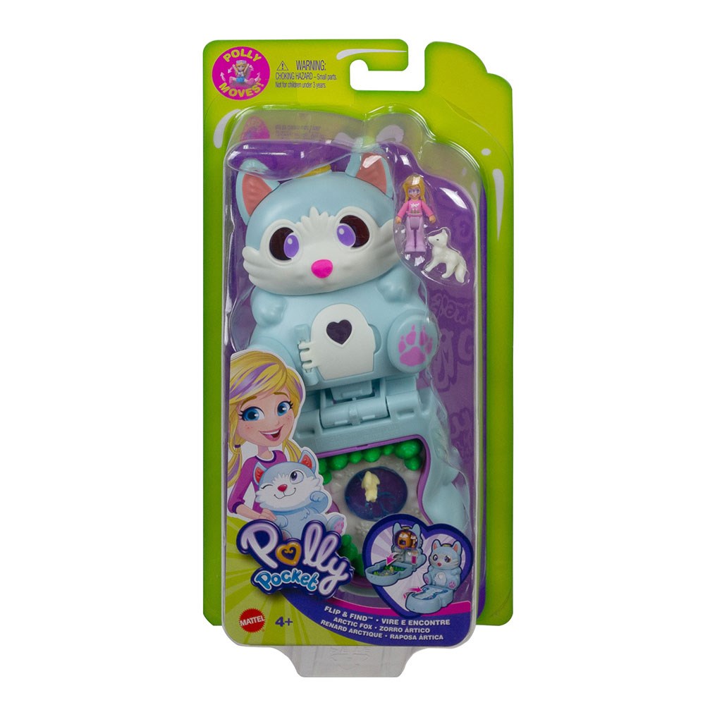 Polly Pocket Çift Taraflı Micro Oyun Setleri Kutup Tilkisi GTM56-GTM57 Polly Pocket GTM57