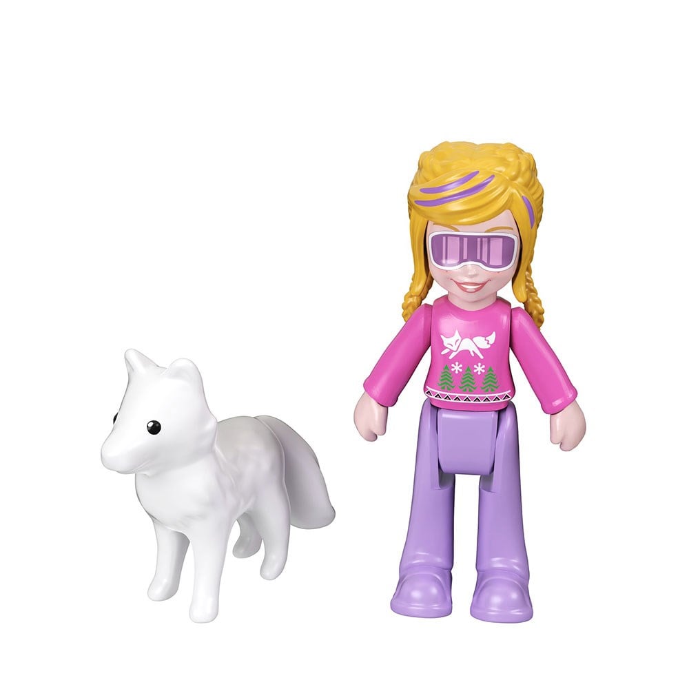 Polly Pocket Çift Taraflı Micro Oyun Setleri Kutup Tilkisi GTM56-GTM57 Polly Pocket GTM57