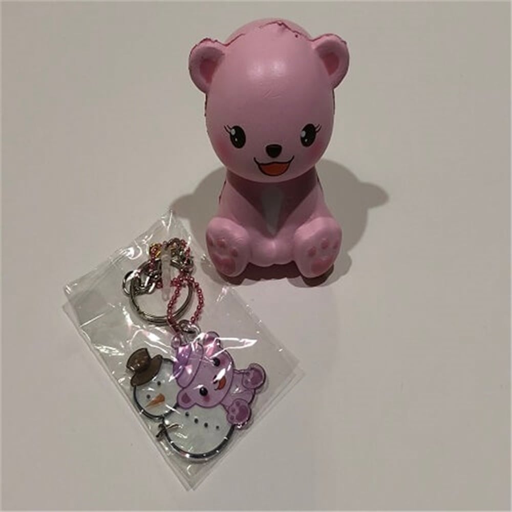 Puni-Maru Squishy Polar Bear Anahtarlık
