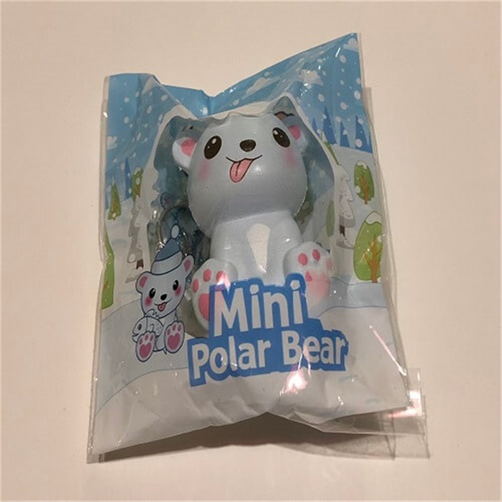 Puni-Maru Squishy Polar Bear Anahtarlık
