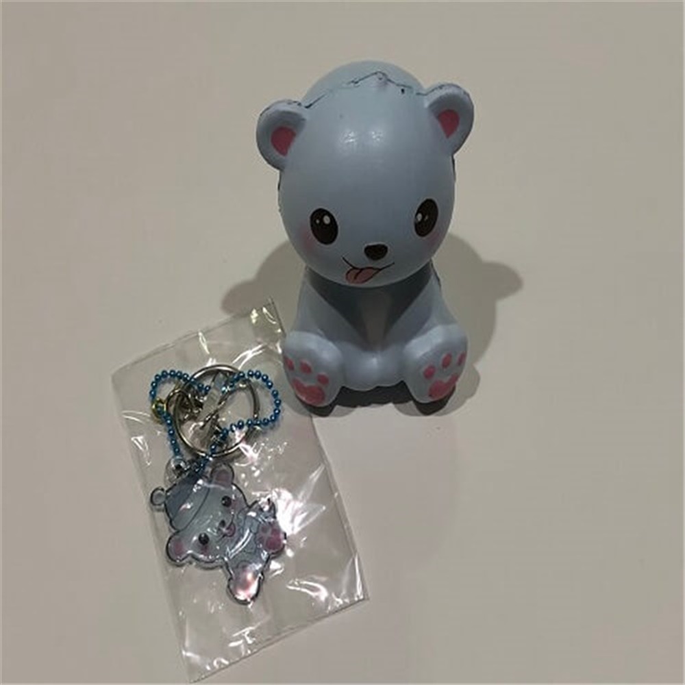 Puni-Maru Squishy Polar Bear Anahtarlık