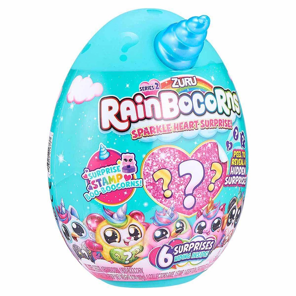 Rainbocorns Mavi Mini Işıltılı Kalp Sürprizi S2 RAR07000 Rainbocorns RAR07000 MV