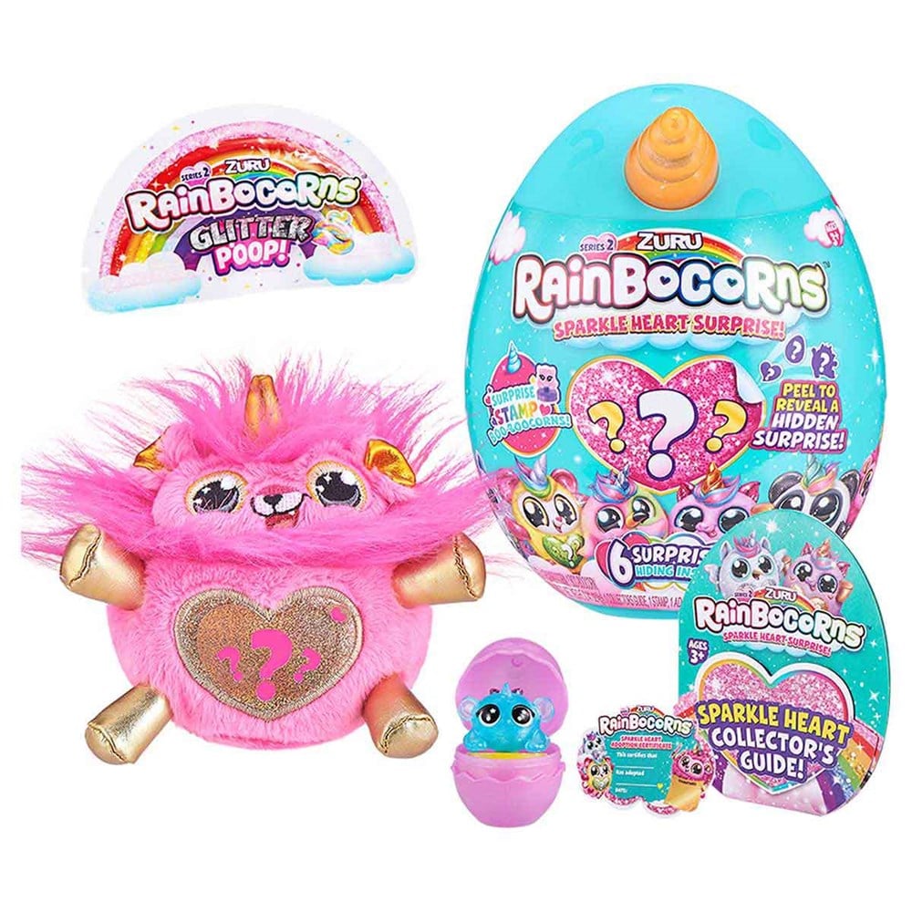 Rainbocorns Turuncu Mini Işıltılı Kalp Sürprizi S2 RAR07000 Rainbocorns RAR07000 TR
