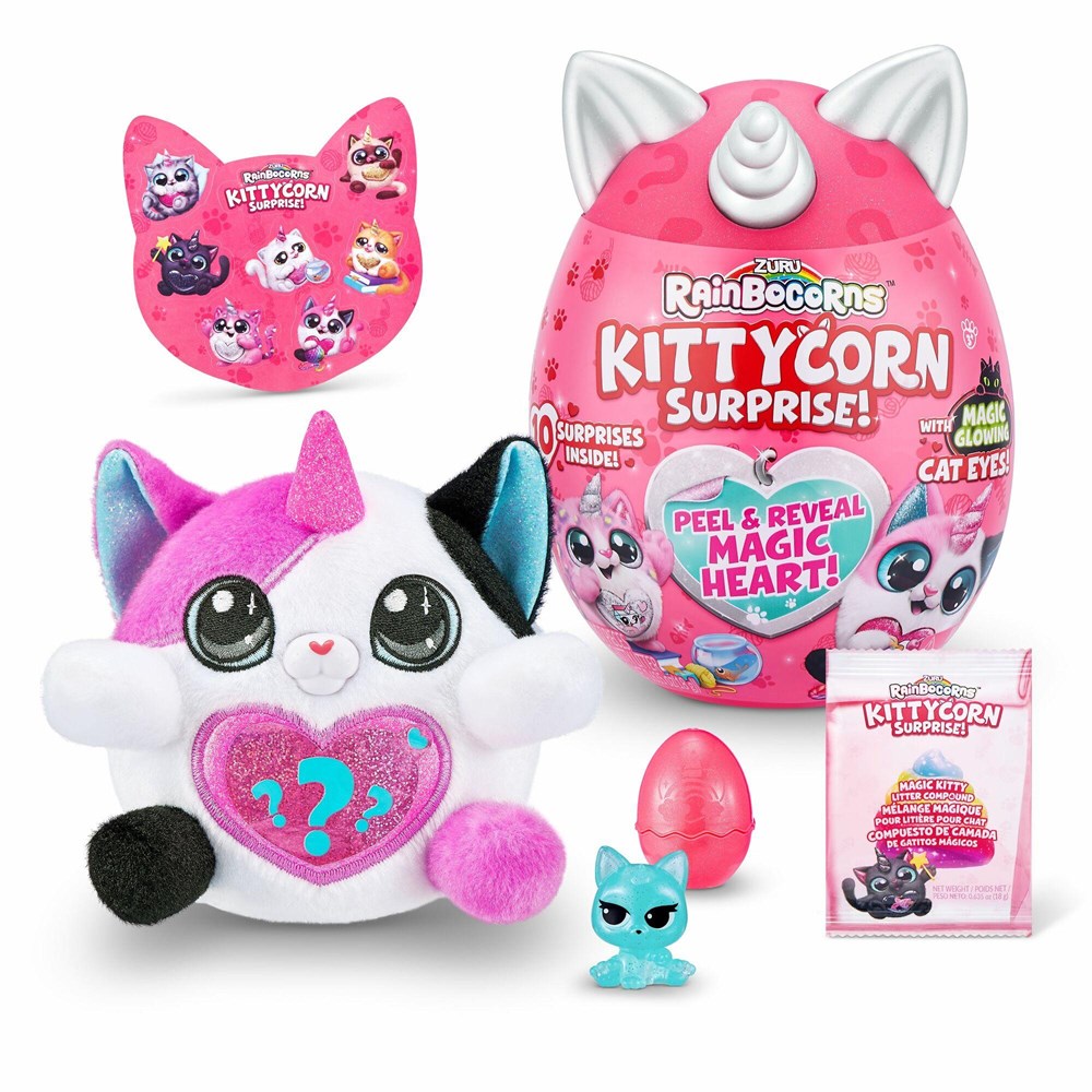 Rainbocorns Kittycorn Mini Sürpriz Beyaz Boynuz RAR16000 Rainbocorns RAR16000 B