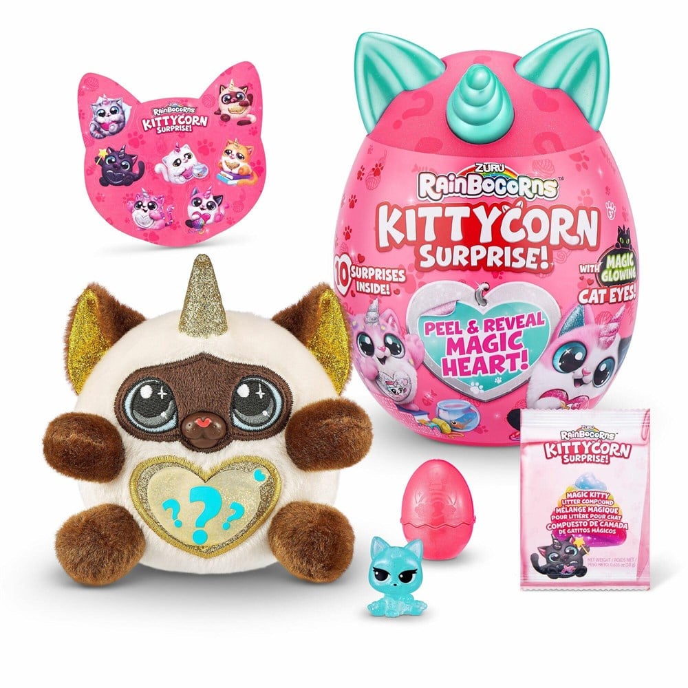 Rainbocorns Kittycorn Mini Sürpriz Yeşil Boynuz RAR16000 Rainbocorns RAR16000 Y