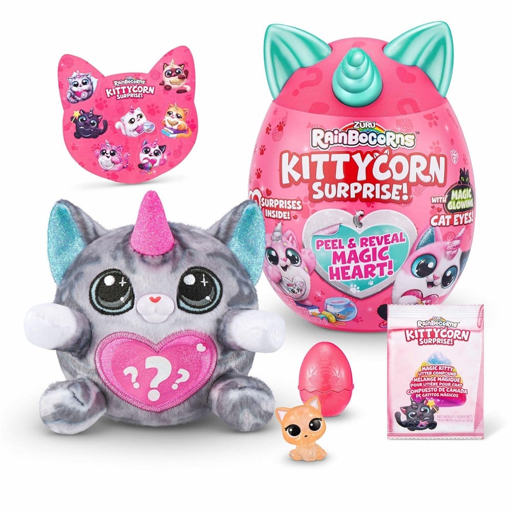 Rainbocorns Kittycorn Mini Sürpriz Yeşil Boynuz RAR16000 Rainbocorns RAR16000 Y