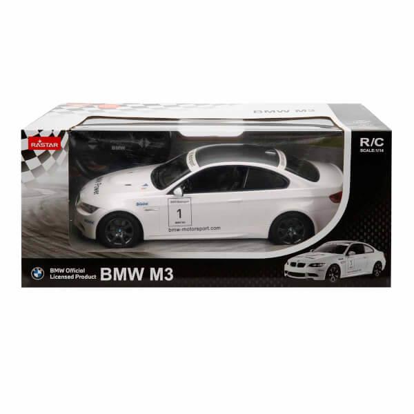 Rastar 1:14 Uzaktan Kumandalı BMW M3 Araba 32 cm Beyaz Rastar S02048000