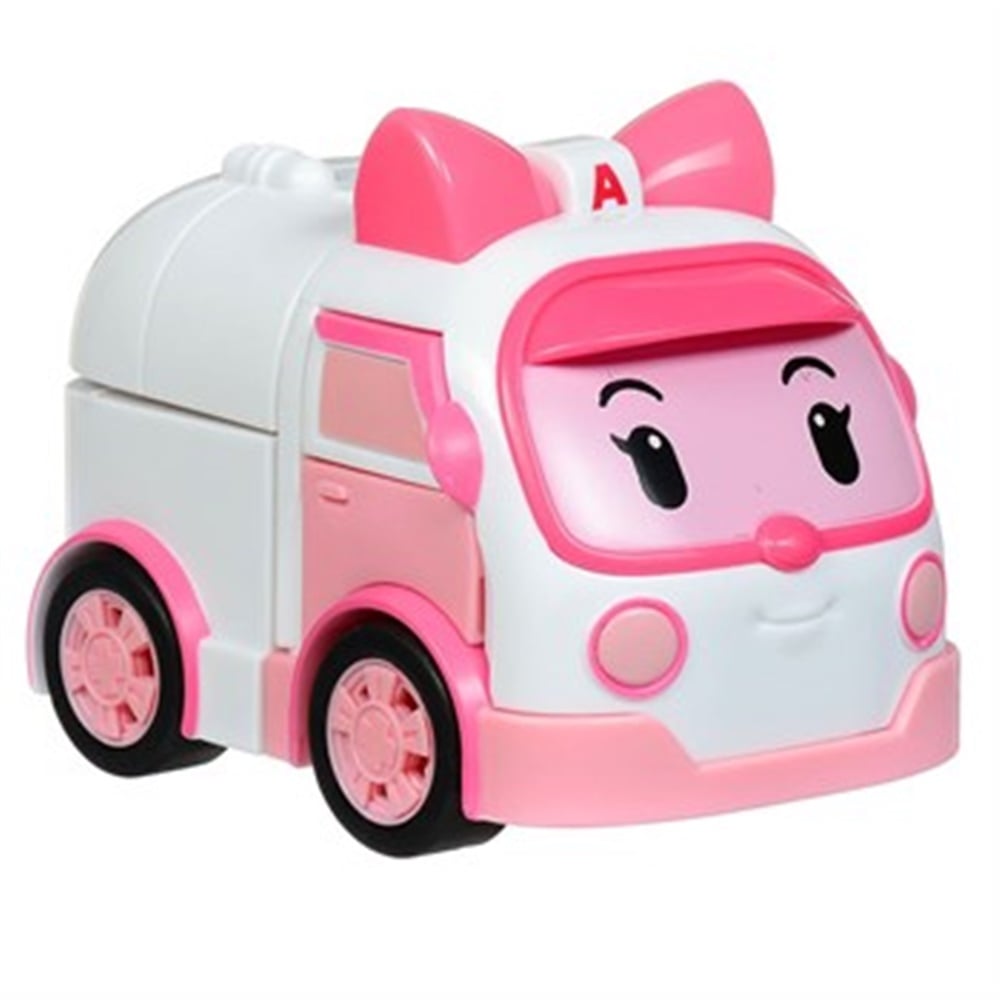 Robocar Poli Işıklı Transformers Robot Figür Amber