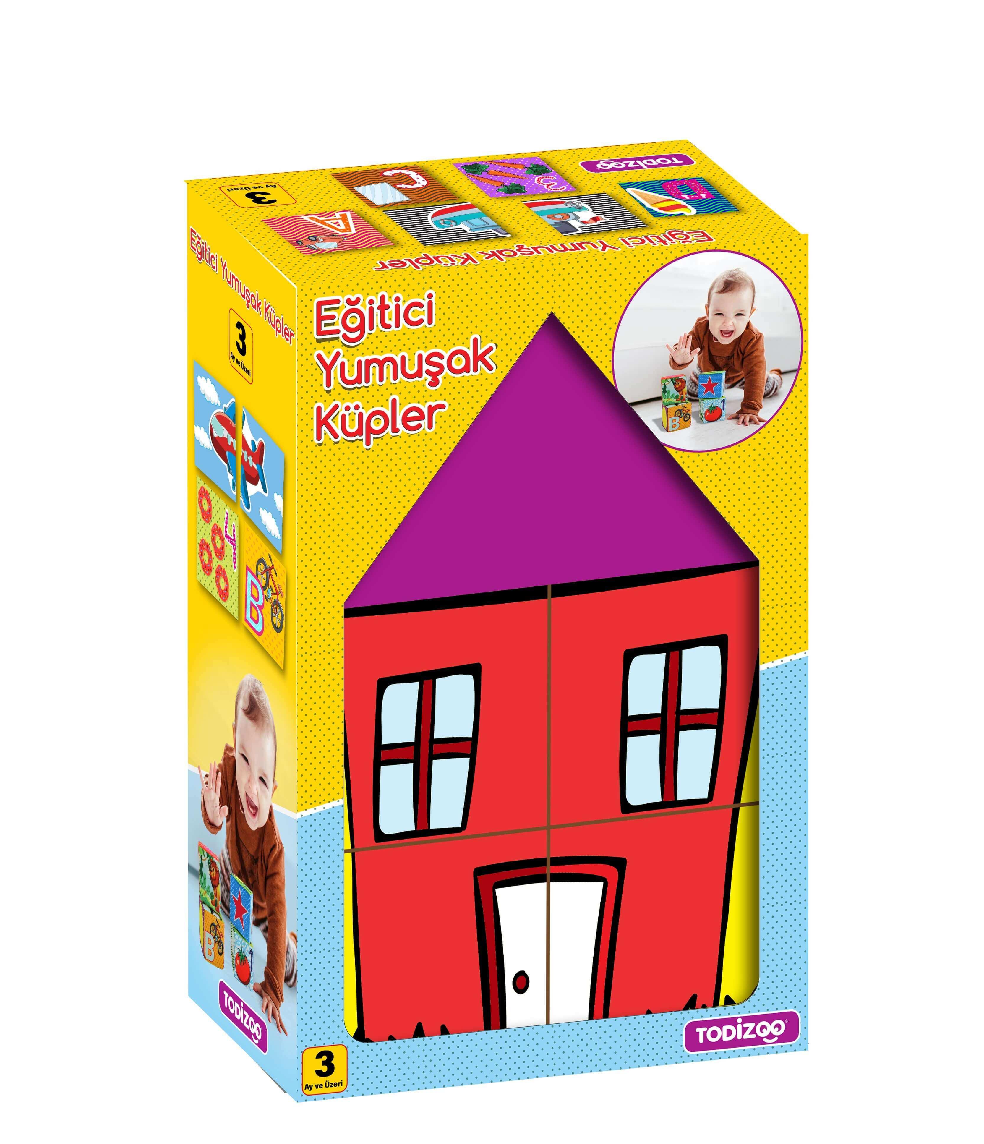 Todizoo Peluş Küpler 4'lü 83927 Samatlı 83927