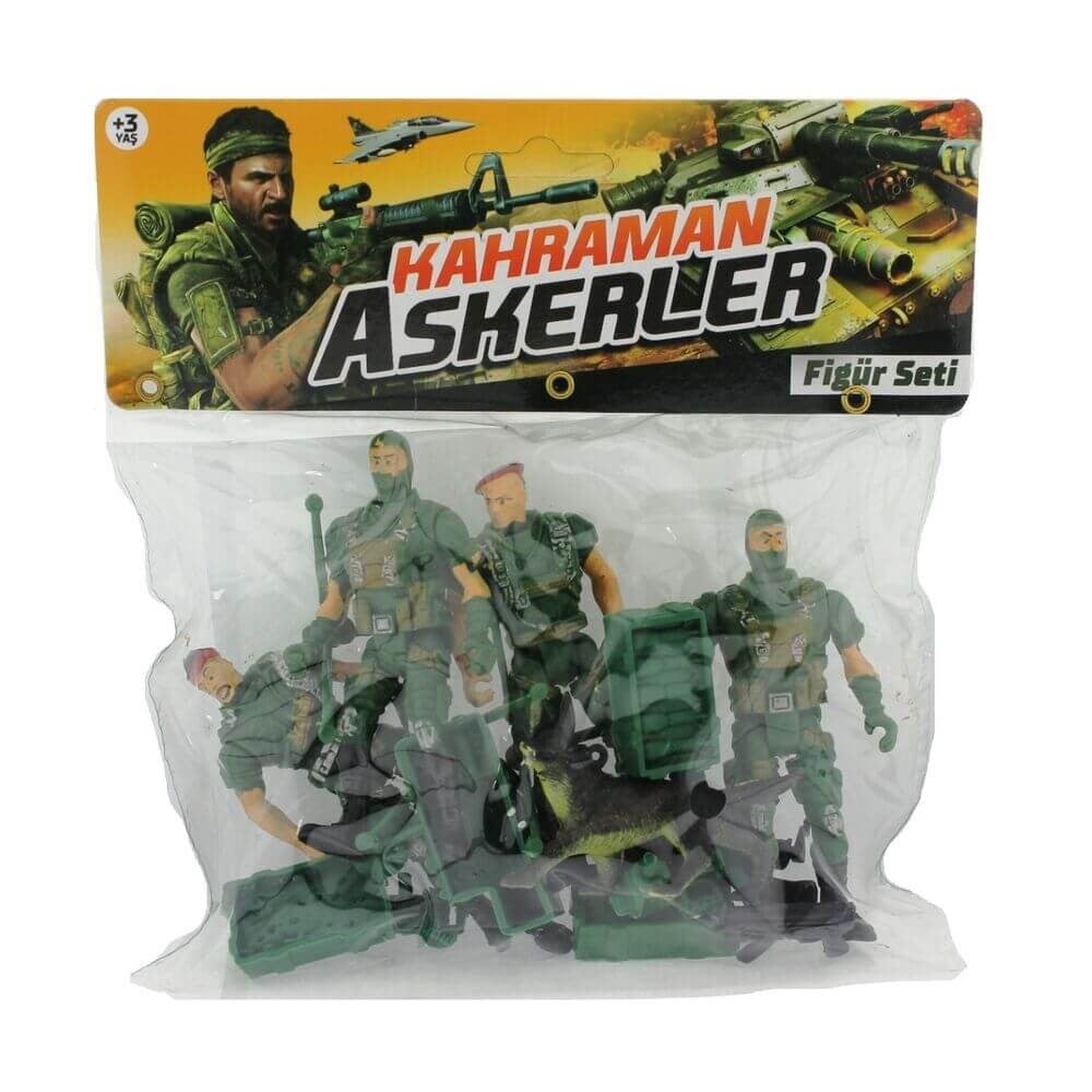Kahraman Askerler Poşette Figür Set Samatlı BIG066824