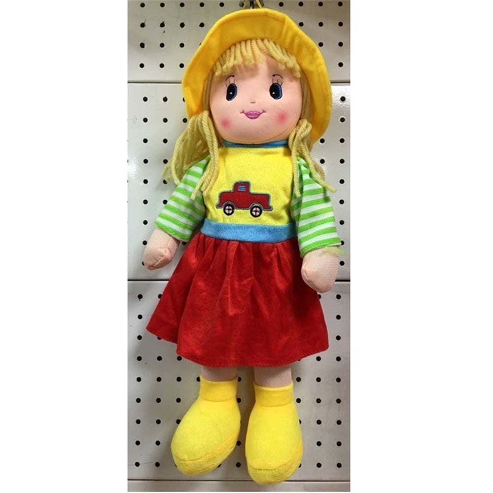 Şapkalı Kız ve Erkek Bez Bebek 50 Cm