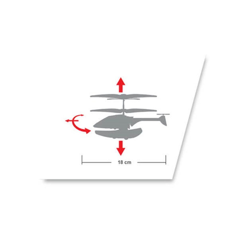 SILVERLIT HYDROCOPTER U.K. HELIKOPTER 2.4G - 3CH GYRO