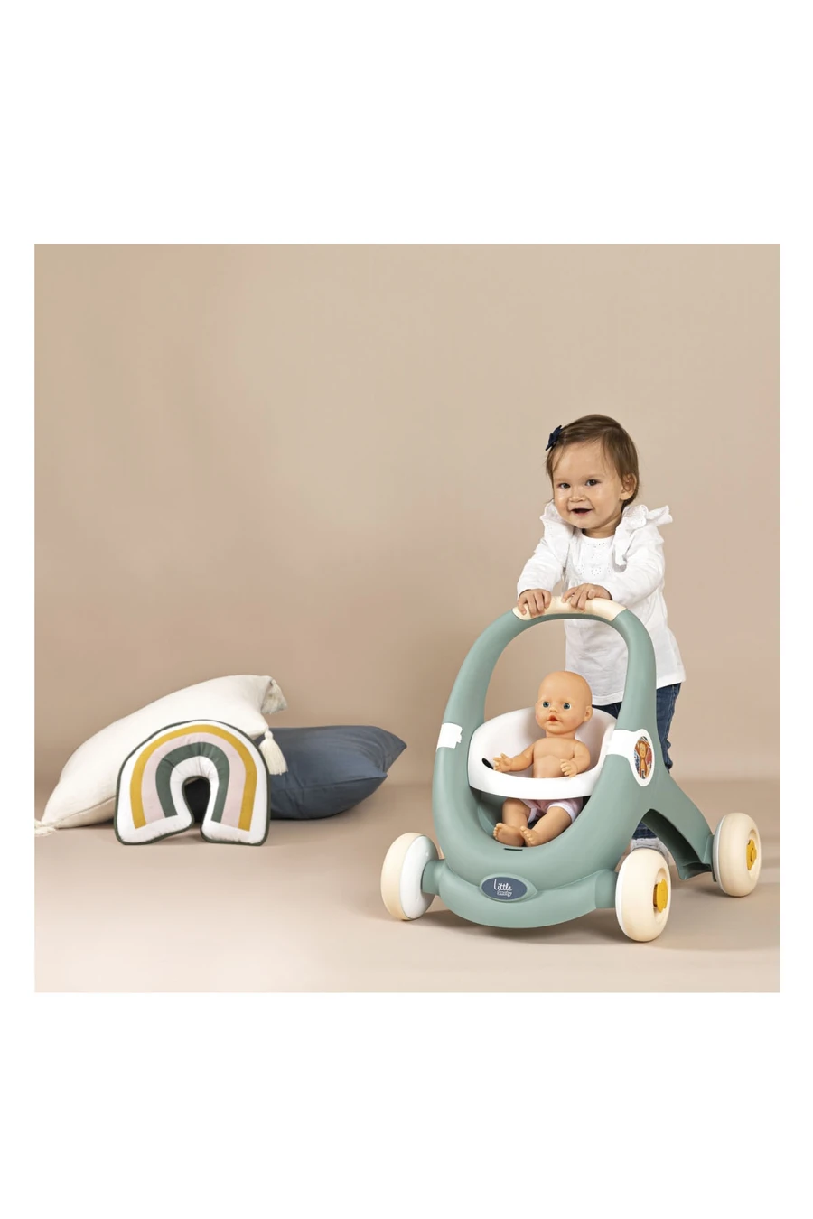 Little Smoby 3'ü 1 arada Eğitici ve Öğretici Eğlenceli Trotty Yürüme Arkadaşı Simba SMB 7600140304