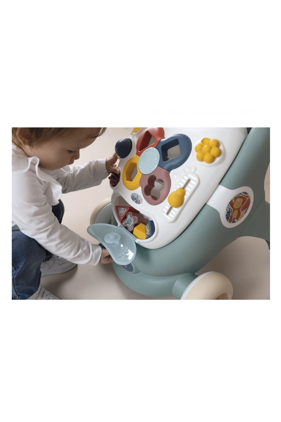 Little Smoby 3'ü 1 arada Eğitici ve Öğretici Eğlenceli Trotty Yürüme Arkadaşı Simba SMB 7600140304