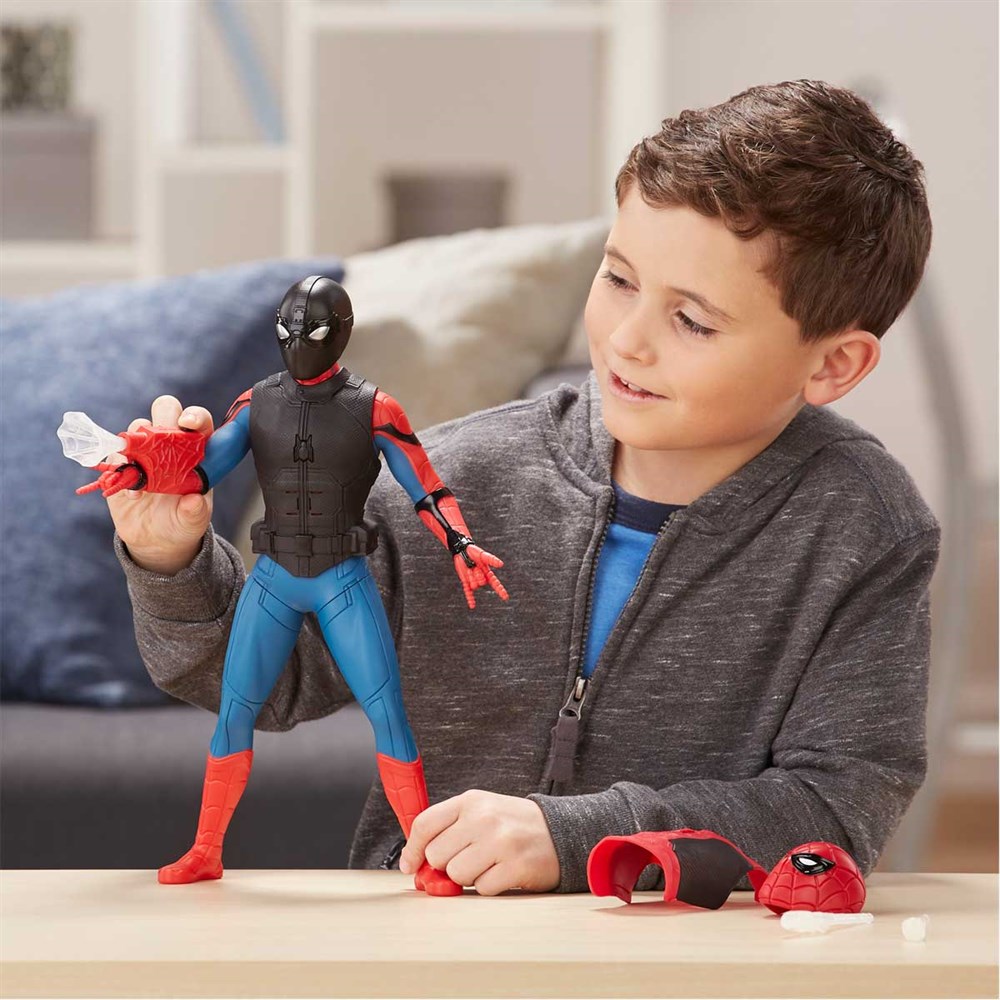 Spiderman : Far From Home Dev Elektronik Spiderman Figürü 33 cm E3567 Spiderman E3567