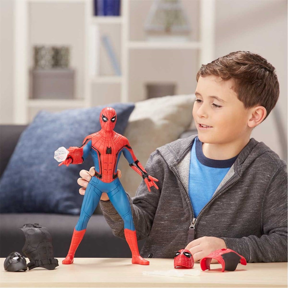 Spiderman : Far From Home Dev Elektronik Spiderman Figürü 33 cm E3567 Spiderman E3567
