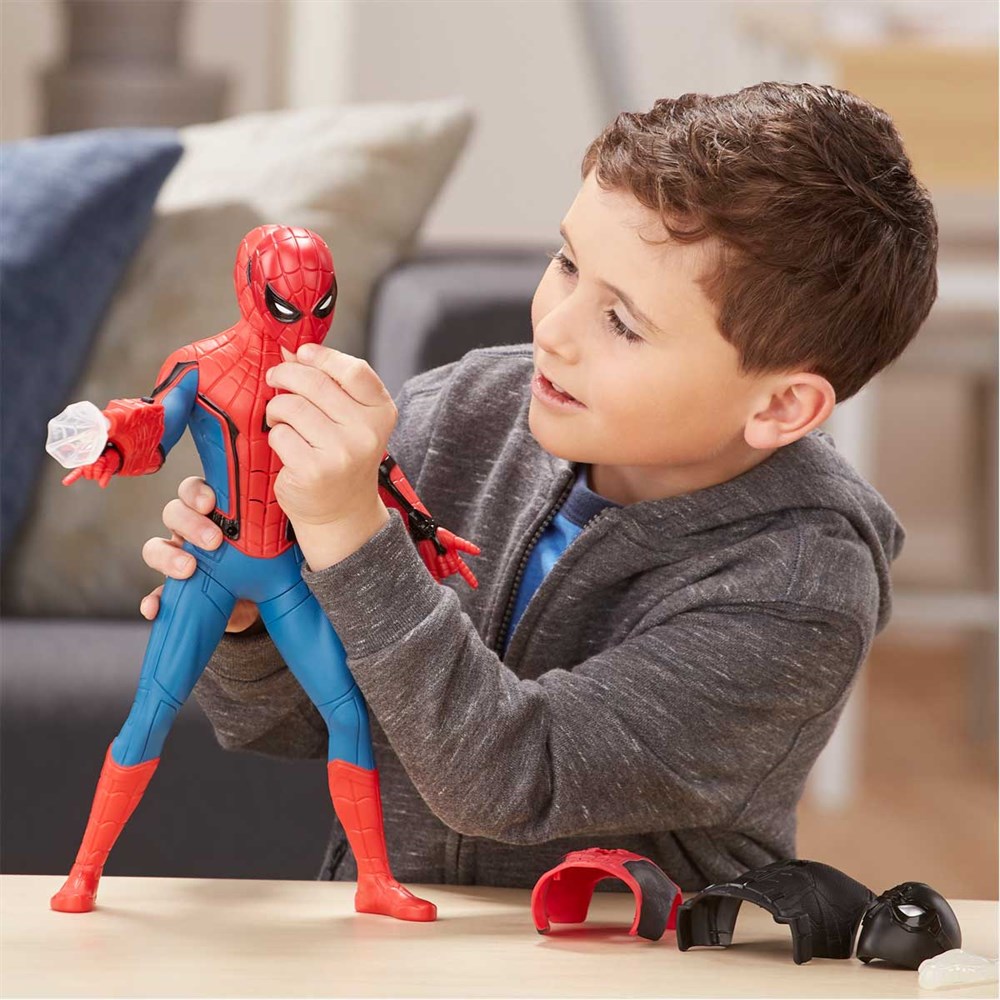 Spiderman : Far From Home Dev Elektronik Spiderman Figürü 33 cm E3567 Spiderman E3567