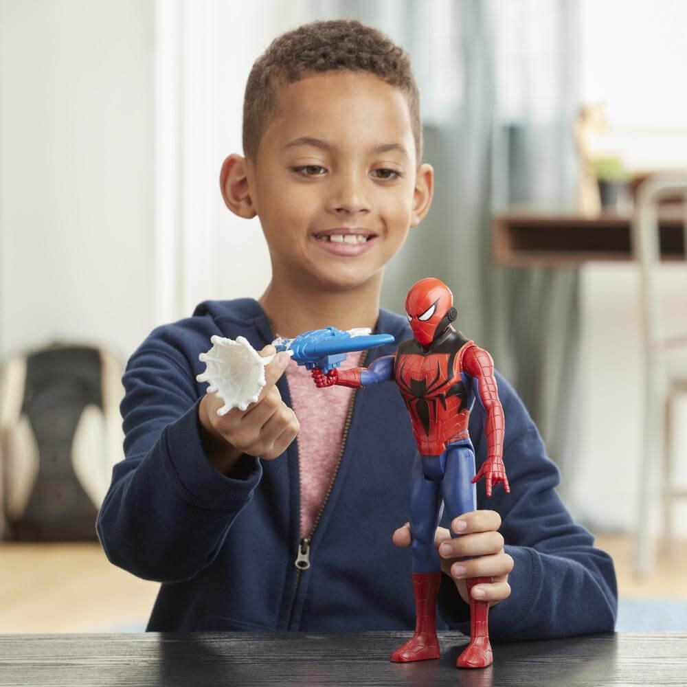 Spiderman Titan Hero Blast Gear Figür E7344 Spiderman E7344