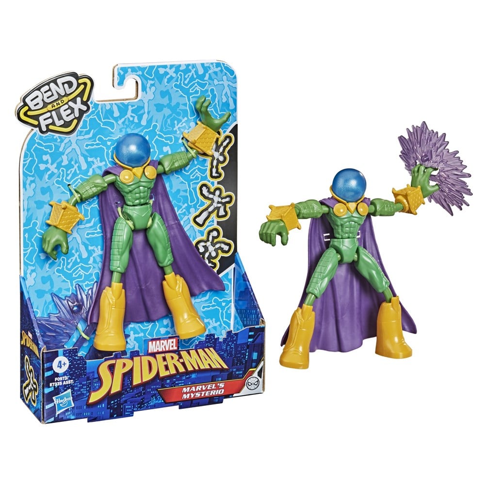 Spiderman Bend Flex Mysterio Figür F0973 Spiderman F0973